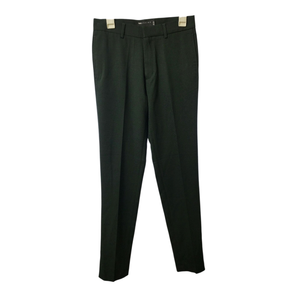 💕ASOS DESIGN Women’s Dark Green Trousers Size 30x32 Slim Fit Stretch High Waist